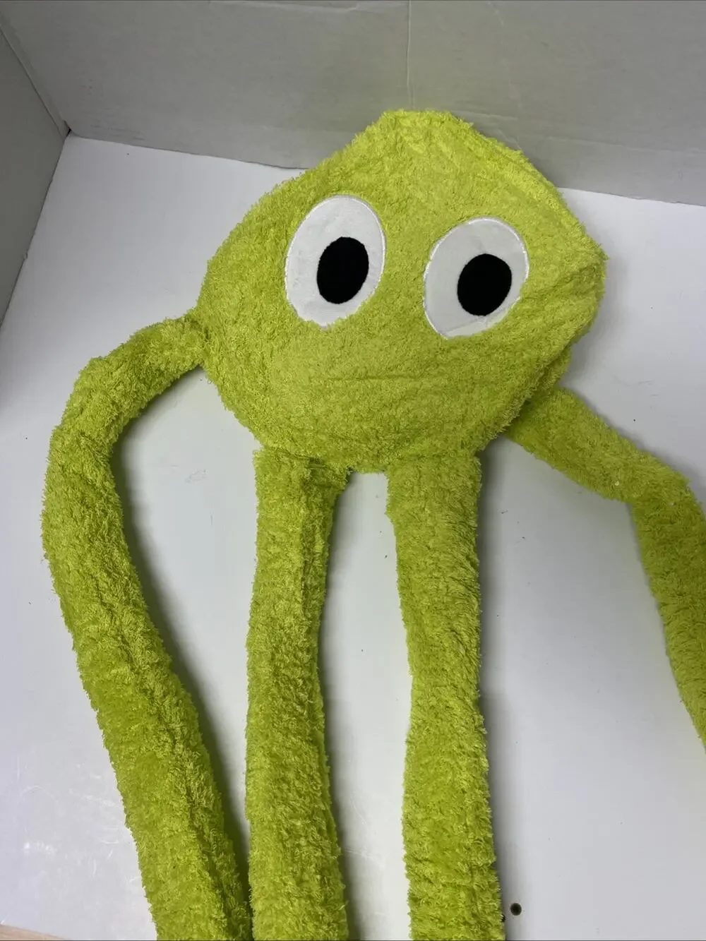 Long Legs Octopus, Large Stuffed Animal Plush Toy, Pillow, Cushion, Soft, Green